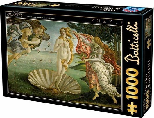Puzzle Botticelli The Birth Of Venus 68x47 cm 2D 1000 Κομμάτια