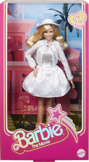 Barbie Mattel Συλλεκτική Κούκλα The Movie Margot Robbie in Plaid Matching Set για 3+ Ετών