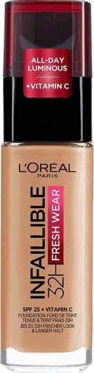 L'Oreal Paris Infaillible 32H Fresh Wear Liquid Make Up 260 Golden Sun 30ml