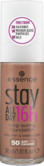 Essence Stay All Day 16H Waterproof Liquid Make Up 50 Soft Caramel 30ml