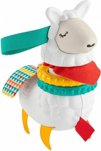 Κουδουνίστρα Fisher Price Click Clack Llama για 3+ Μηνών
