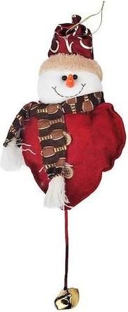 Χριστουγεννιάτικος Κρεμαστός Χιονάνθρωπος XMASfest 33cm