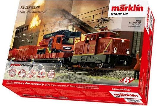 Σετ Τρενάκι Marklin Starter Fire Department για 6+ Ετών