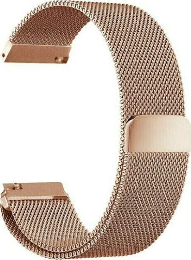 Stainless Steel Milanese λουράκι με μαγνητικό κλείσιμο για Το Samsung Galaxy Watch 4 40mm/44mm/ Samsung Galaxy Watch 4 classic 42mm/46mm- Rose Gold OEM
