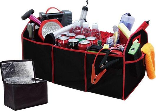 Θήκη Οργάνωσης Πορτ Μπαγκάζ Autoline Αυτοκινήτου 62x23x34cm