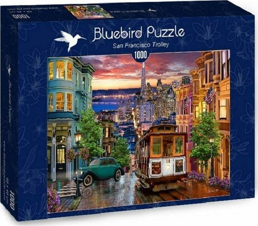 Puzzle San Francisco Trolley 2D 1000 Κομμάτια