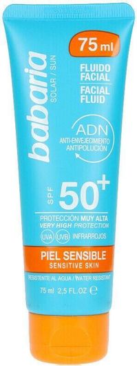 Babaria Facial Fluid Αντηλιακή Κρέμα Προσώπου SPF50 75ml