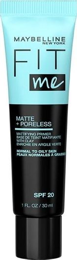 Primer Προσώπου Maybelline Fit Me Matte & Poreless σε Κρεμώδη Μορφή με 20SPF 30ml
