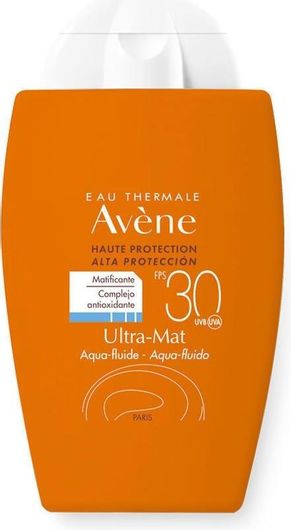 Avene Ultra Matt Aqua Fluide Κρέμα Μαυρίσματος Προσώπου 50ml