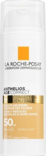 Αντηλιακή Κρέμα Προσώπου La Roche Posay Anthelios Age Correct SPF50 με Χρώμα 50ml
