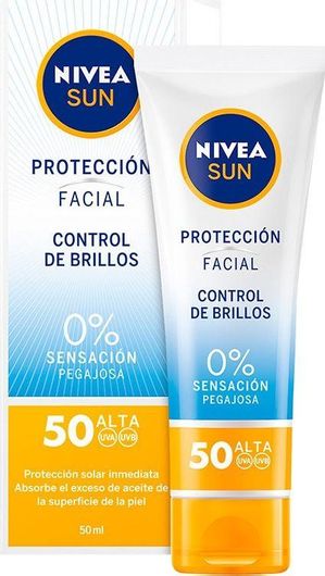 Αντηλιακό Λοσιόν Προσώπου Nivea Sun UV Face Mat Look Αδιάβροχη SPF50 50ml