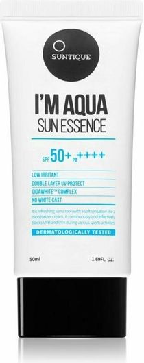 Αντηλιακό Προσώπου Suntique I'm Aqua Κρέμα SPF50 50ml