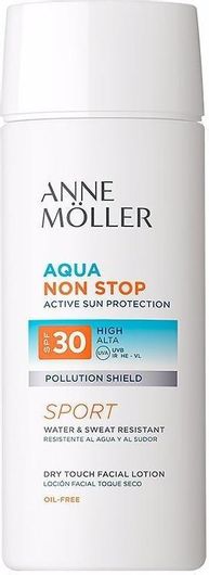 Αντηλιακό Προσώπου Anne Moller Aqua Non Stop Sport Αδιάβροχη Κρέμα SPF30 75ml