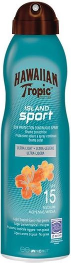 Αντηλιακή Λοσιόν Σώματος Hawaiian Tropic Island Sport Αδιάβροχη SPF15 220ml