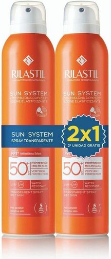 Αντηλιακή Λοσιόν Σώματος Rilastil Sun System SPF50 2x200ml