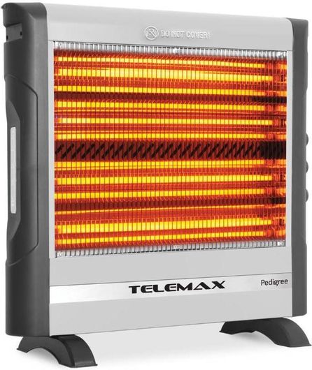 Telemax Pedigree Σόμπα Χαλαζία με Θερμοστάτη 2800W