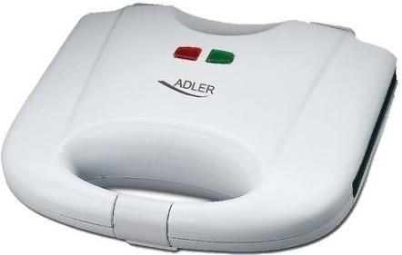Adler Τοστιέρα για 2 Τοστ 700W Λευκή