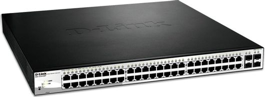 Switch D-Link DGS-1210-52MP Managed L2 PoE+ με 48 Θύρες Gigabit 1Gbps Ethernet & 4 SFP Θύρες