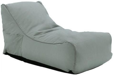 Πουφ Πολυθρόνα HomeMarkt Bloom Αδιάβροχο 106x70x61cm Γκρι