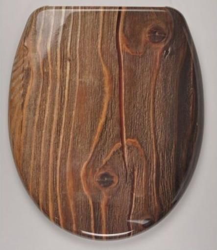 Καπάκι Λεκάνης Inter Ceramic MADERA 767 Soft Close Πλαστικό 45x37cm Πολύχρωμο