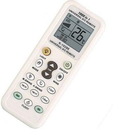 Τηλεχειριστήριο Κλιματιστικών K-1028E Universal