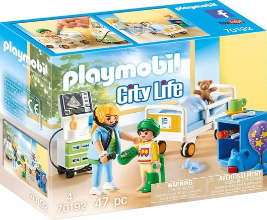 Playmobil City Life Children's Hospital Room για 4+ Ετών #70192