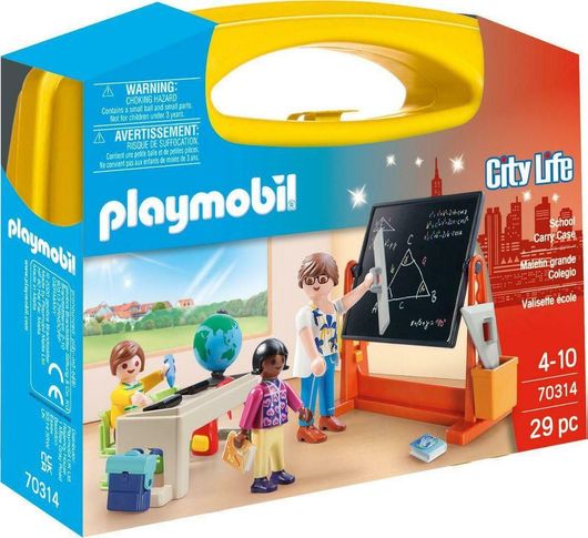 Playmobil City Life Maxi Βαλιτσάκι Σχολική Τάξη για 4+ Ετών #70314