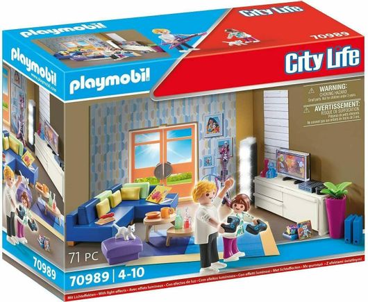 Playmobil City Life Family Room για 4+ Ετών #70989