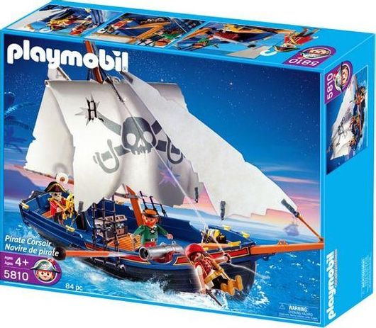 Playmobil Pirates Κουρσάρικη Σκούνα για 4 ετών