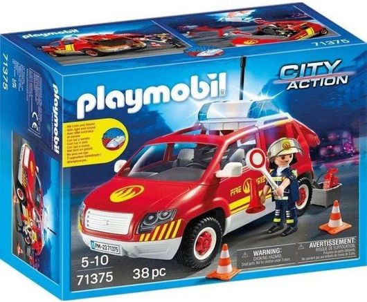 Playmobil City Action Όχημα Αρχιπύραρχου με Φάρο & Σειρήνα για 5+ Ετών #71375