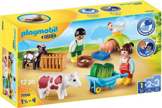 Playmobil 123 Διασκέδαση στη Φάρμα για 18+ Μήνες #71158