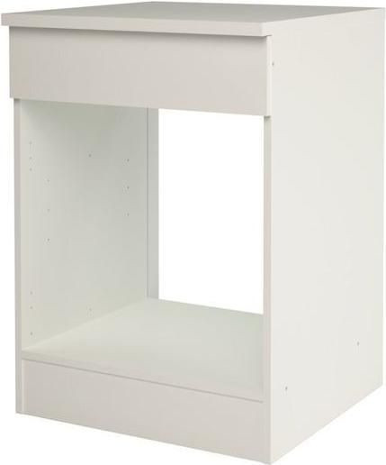 Ντουλάπι Κάτω Φούρνου Κουζίνας Polihome Δαπέδου από Μοριοσανίδα 60x60x84cm Λευκό