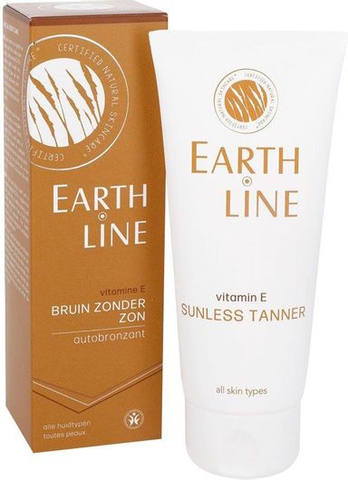 Lotion Σώματος Earth Line Self Tanning Vitamin E 100ml