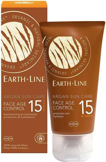 Αντηλιακή Κρέμα Προσώπου Earth Line Argan SPF15 50ml