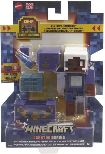 Φιγούρα Δράσης Mattel Minecraft Creator Stardust Poncho 8cm για 6+ Ετών