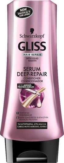 Schwarzkopf Gliss Serum Deep Repair Conditioner Αναδόμησης/Θρέψης 200ml
