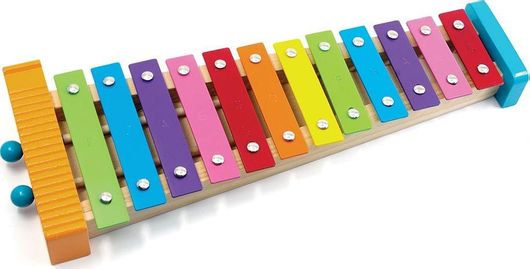 Μεταλλόφωνο Svoora Χρωματιστό Ξύλινο για 3+ Ετών