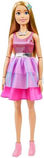 Κούκλα Barbie Mattel Blonde Hair with Shimmer Pink Dress για 3+ Ετών 71cm