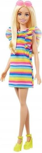 Κούκλα Barbie Mattel Fashionistas With Braces And Rainbow Dress για 3+ Ετών