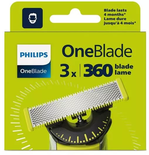 Ανταλλακτικές Λεπίδες Philips QP430 / 50 OneBlade 360 Σετ 3τμχ