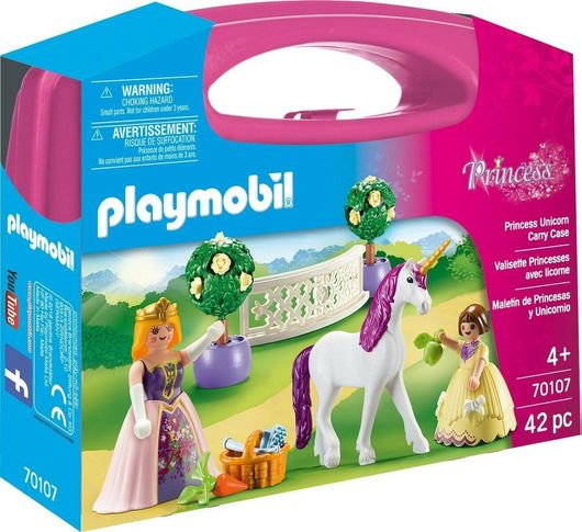 Playmobil Princess Unicorn Carry Case L για 4+ Ετών