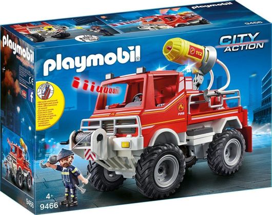 Playmobil City Action Όχημα Πυροσβεστικής με Τροχαλία Ρυμούλκησης για 4+ Ετών