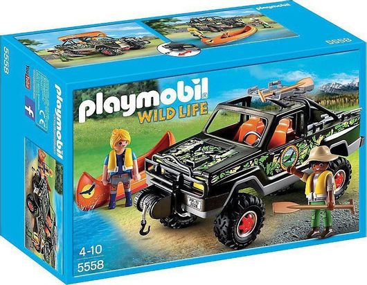 Playmobil Wild Life Όχημα με Κανό για 4-10 Ετών #5558