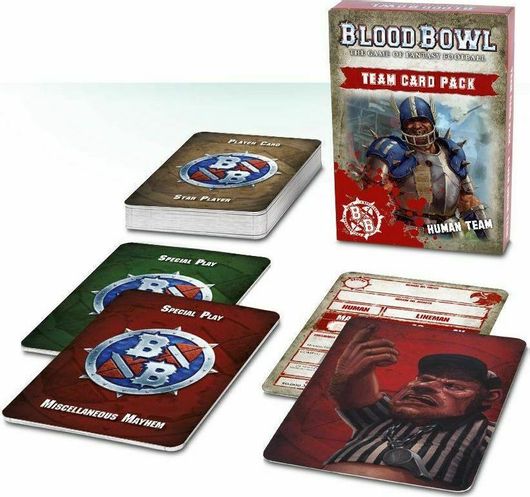 Warhammer Blood Bow Human Team Card Pack