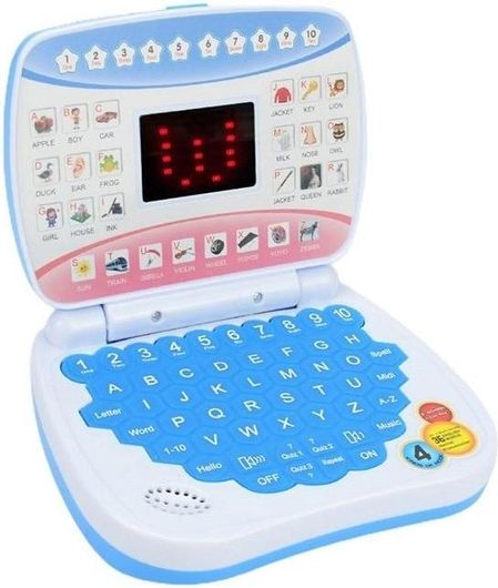 Ηλεκτρονικό Παιδικό Εκπαιδευτικό Laptop / Tablet για 3+ Ετών Μπλε