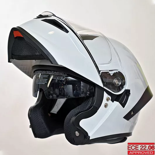 Κράνος Μηχανής SPD 821 Σπαστό X L Λευκό