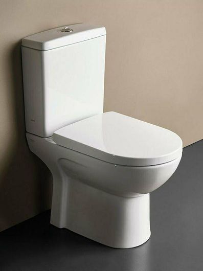 Λεκάνη Δαπέδου Serel 509-6716B00-300,6716B00-300 με Καζανάκι & Μπιντέ Λευκό