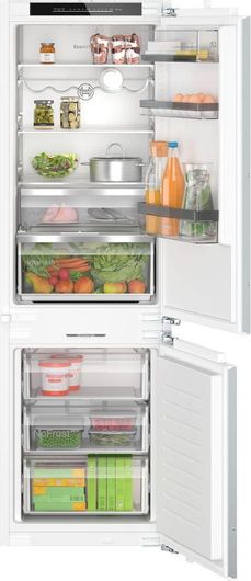 Bosch Εντοιχιζόμενος Ψυγειοκαταψύκτης 260lt NoFrost Υ177.2xΠ55.8xΒ54.8εκ. Λευκός KIN86ADD0