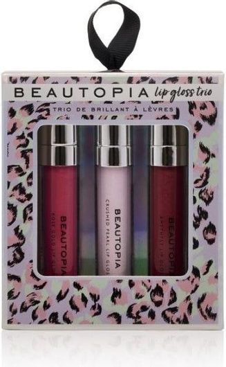 Σετ Μακιγιάζ Dirty Works Beautopia Lip Gloss Trio για Ενυδάτωση & Λάμψη 3τμχ