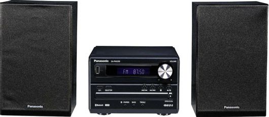 Ηχοσύστημα Panasonic 2.0 SC-PM250 20W με CD / Digital Media Player & Bluetooth Μαύρο